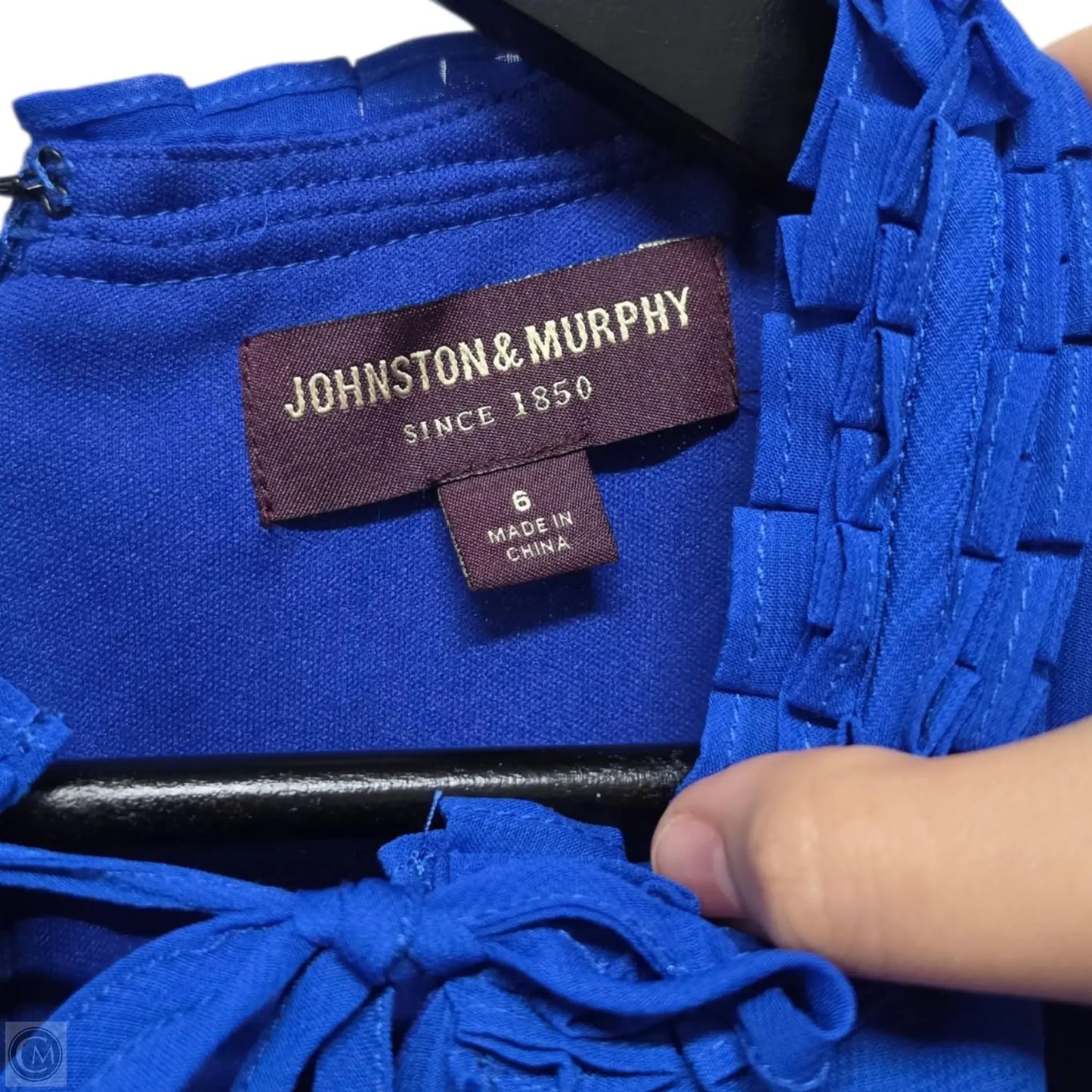 Dress Casual Midi By Johnston & Murphy In Blue, Size: 6