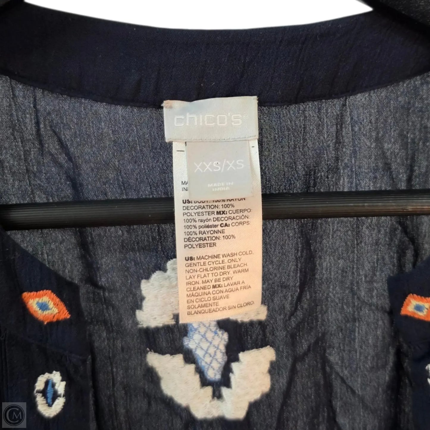 Cardigan By Chicos In Blue, Size: Xs