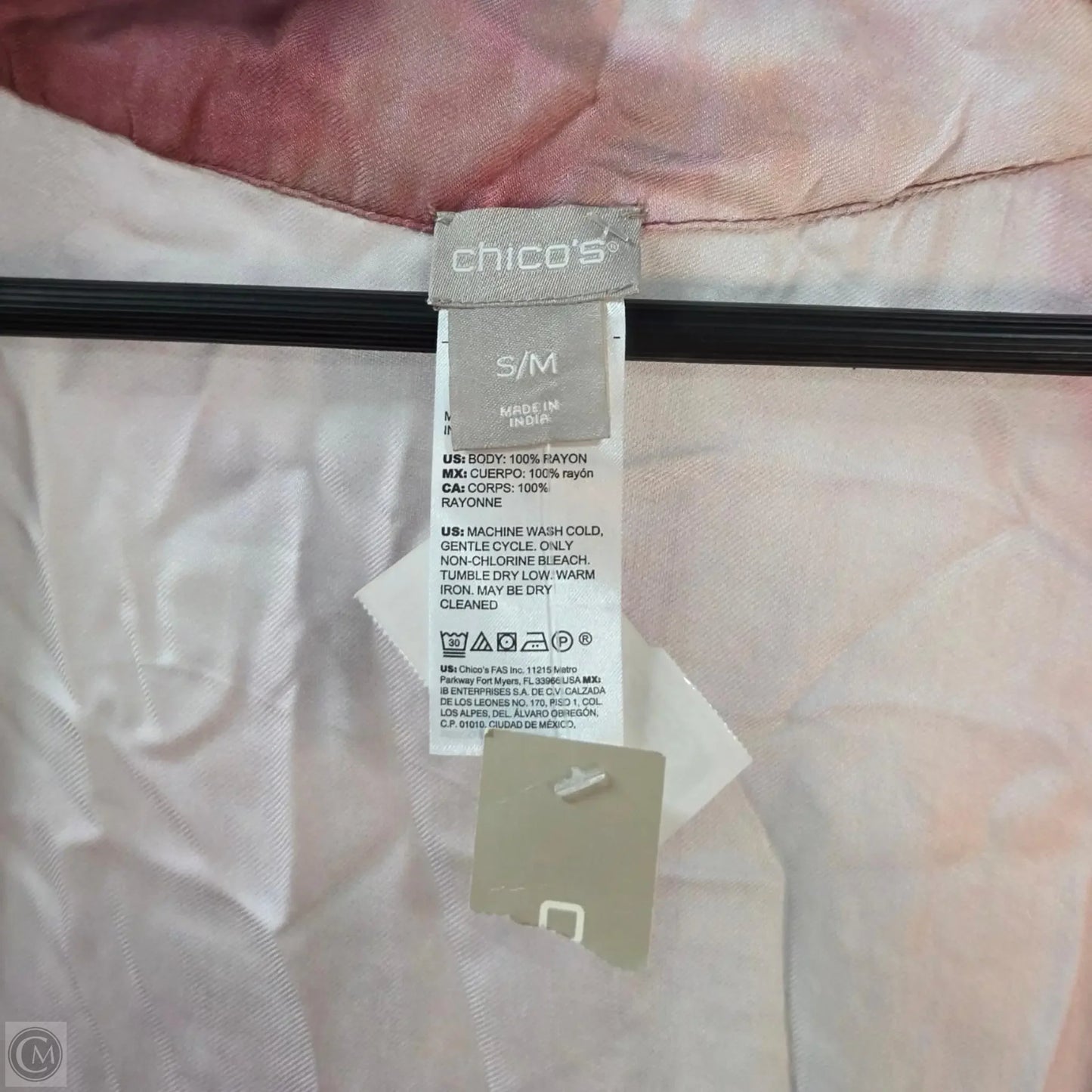 Cardigan By Chicos In Pink, Size: S
