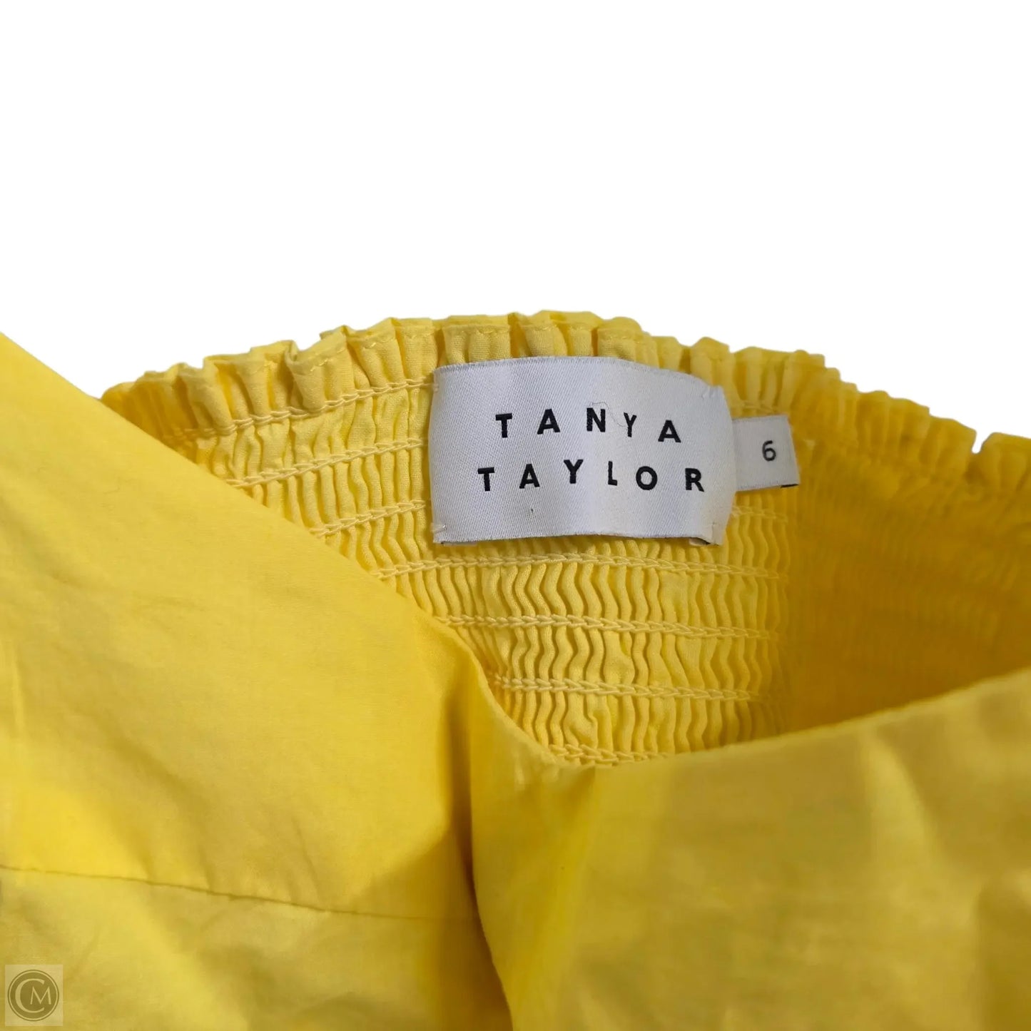 Top Short Sleeve Basic By Clothes Mentor In Yellow, Size: 6