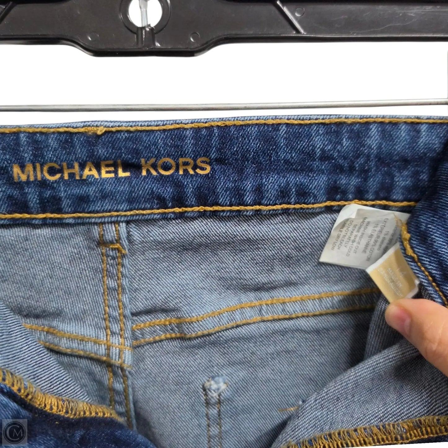 Jeans Wide Leg By Michael By Michael Kors In Blue, Size: 14