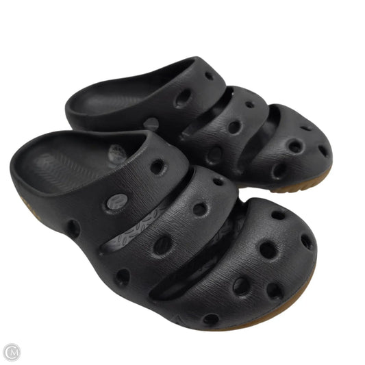 Shoes Flats By Keen In Black, Size: 7