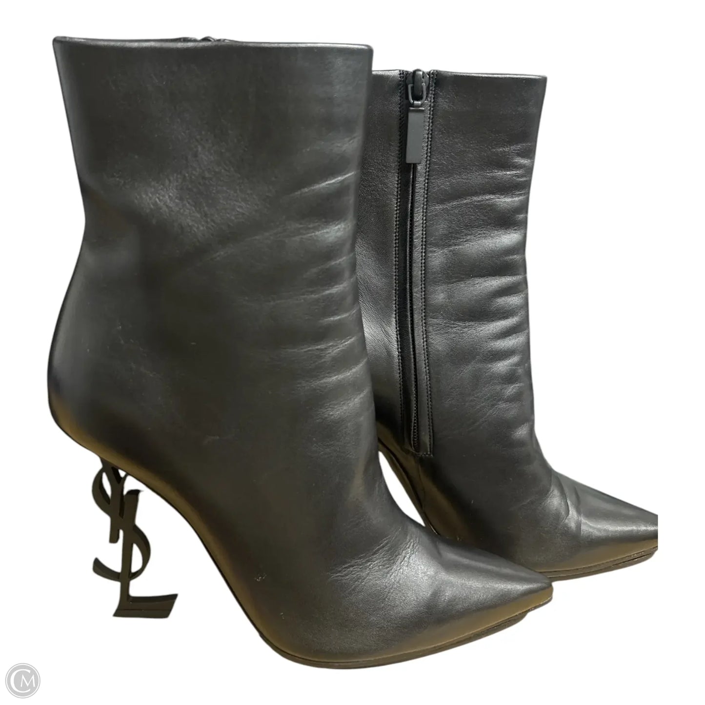 Boots Luxury Designer By Yves Saint Laurent In Black