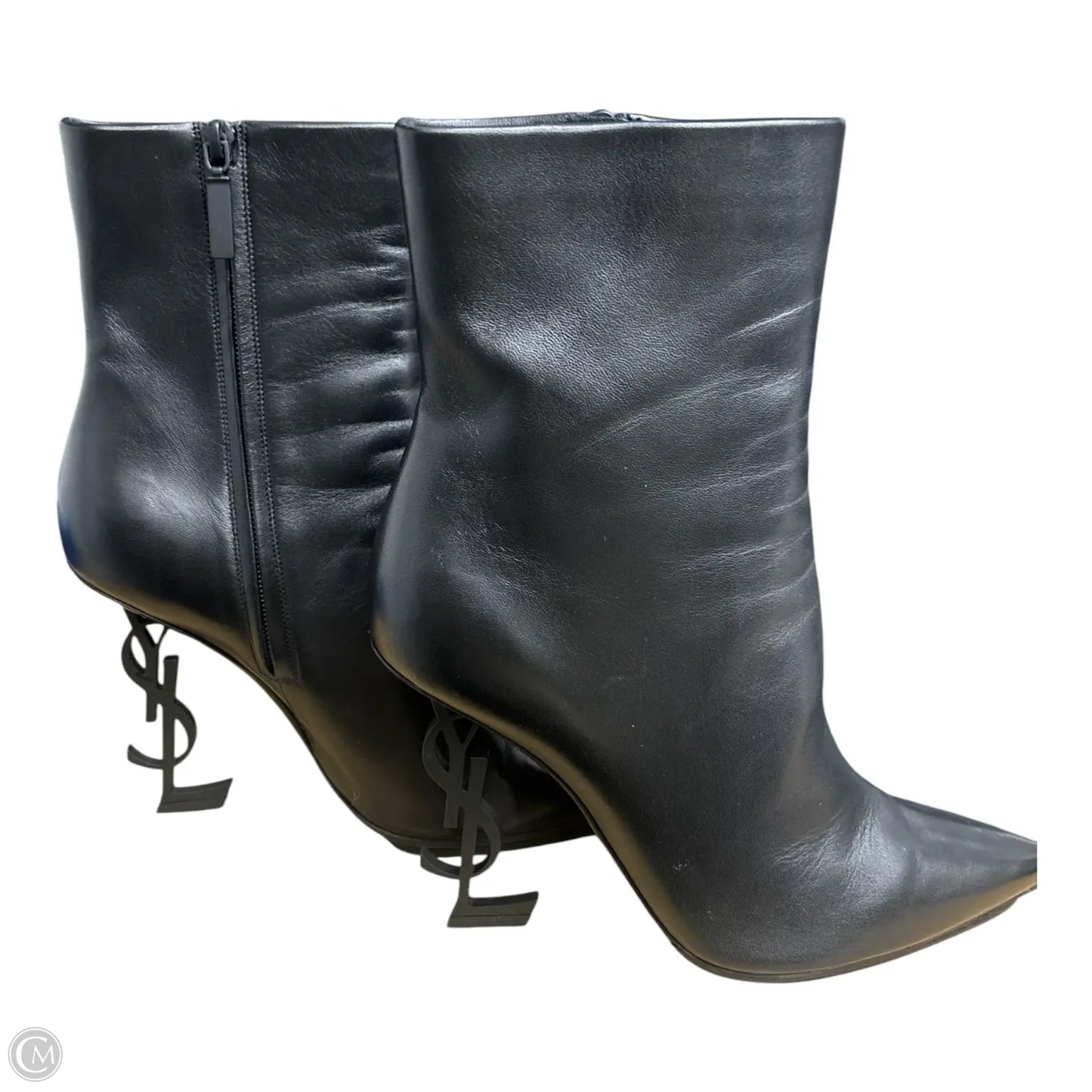 Boots Luxury Designer By Yves Saint Laurent In Black