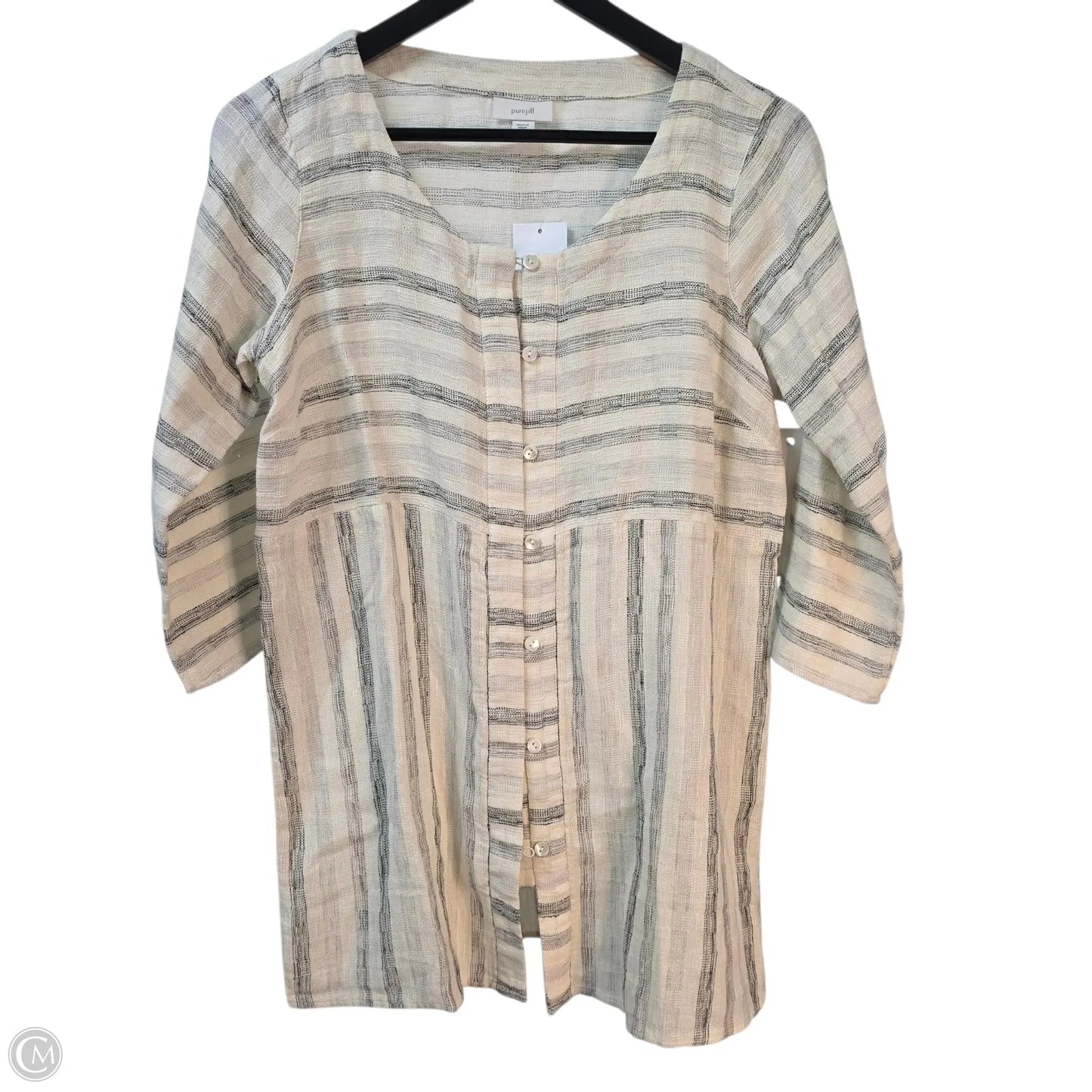 Tunic Long Sleeve By Pure Jill In Cream, Size: Xsp