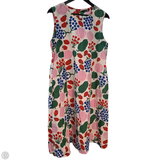 Dress Casual Midi By UNIQLO + Marimekko In Multi-colored, Size: L