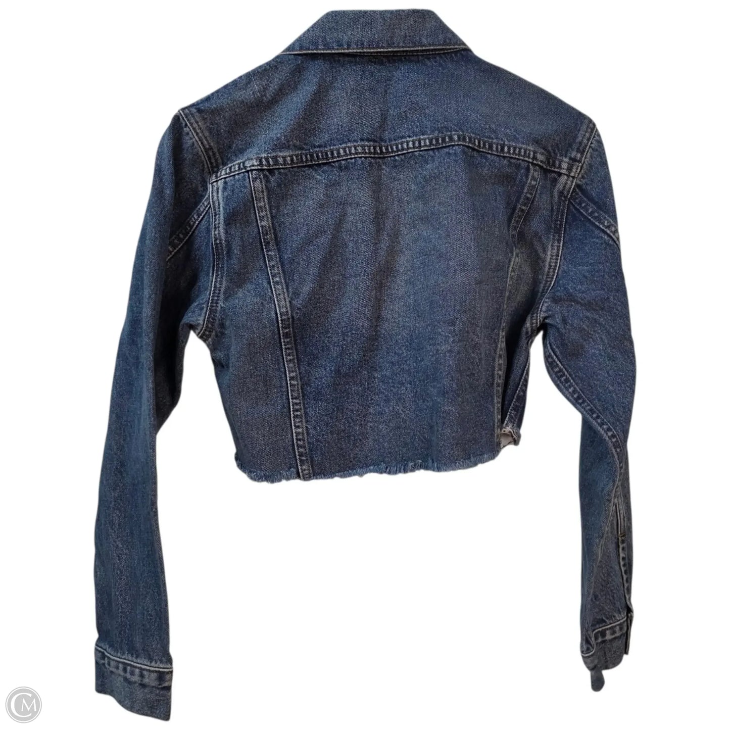 Jacket Denim By Reformation In Blue, Size: S