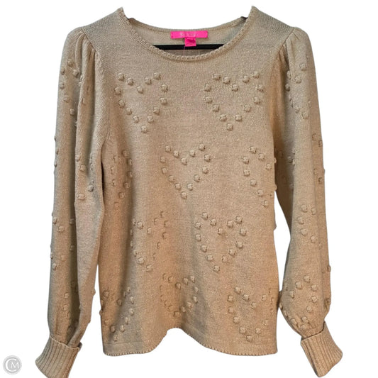 Sweater Designer By Lilly Pulitzer In Tan, Size: S