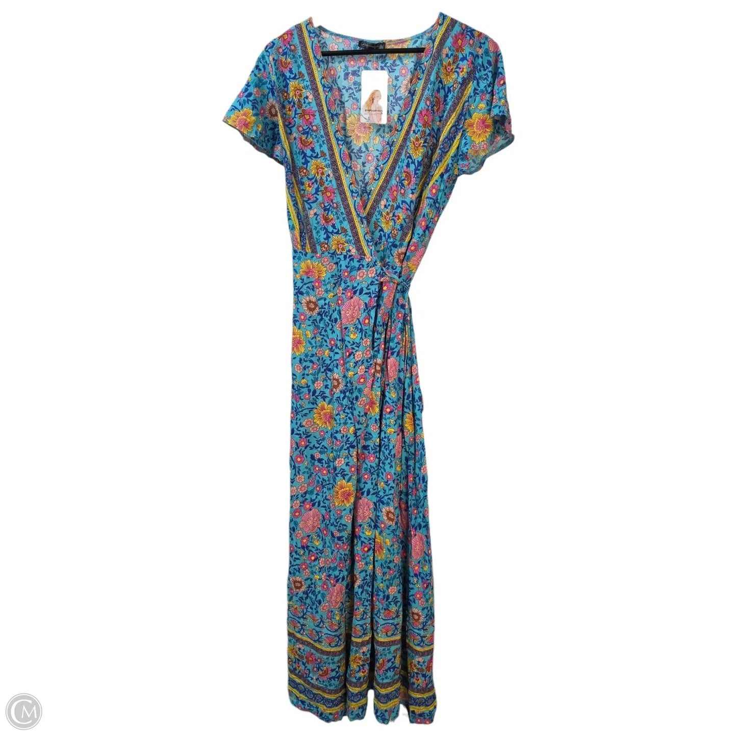 Dress Casual Maxi By Prettygarden In Floral Print, Size: L