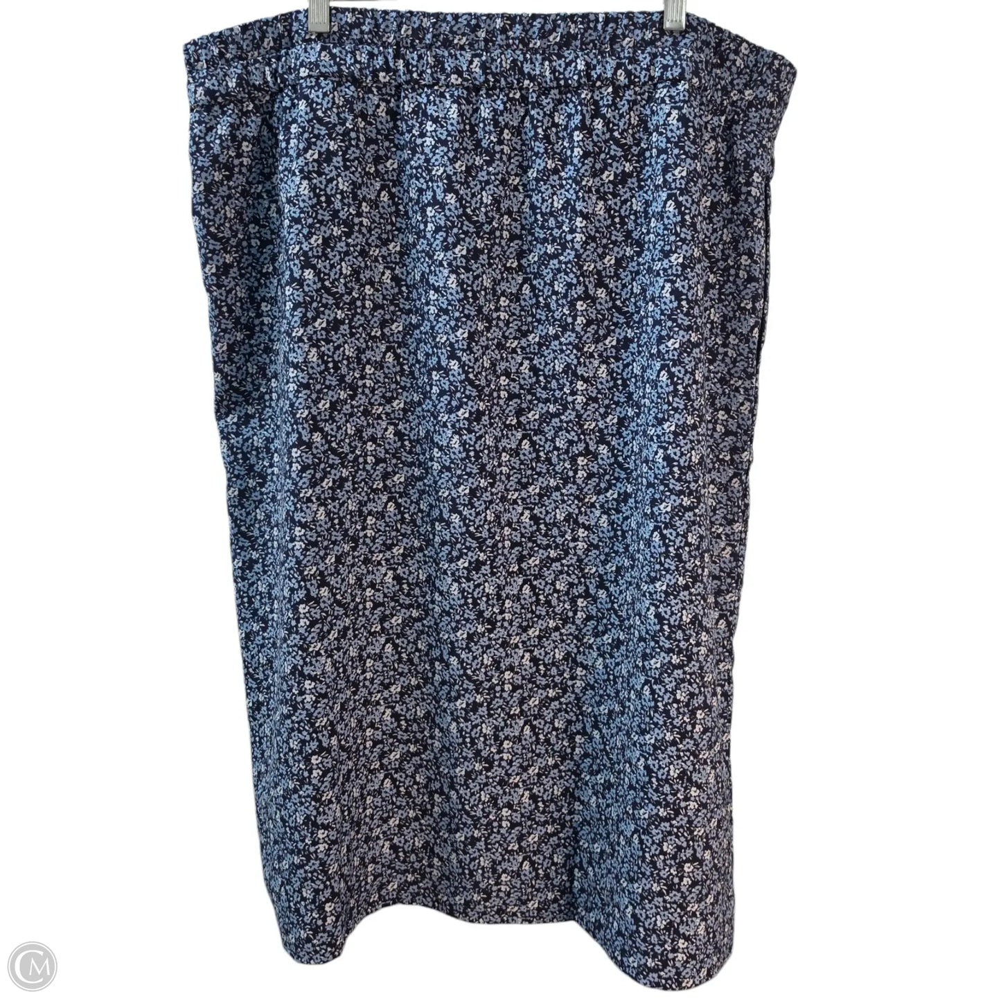Skirt Midi By J. Crew In Blue, Size: Xxl
