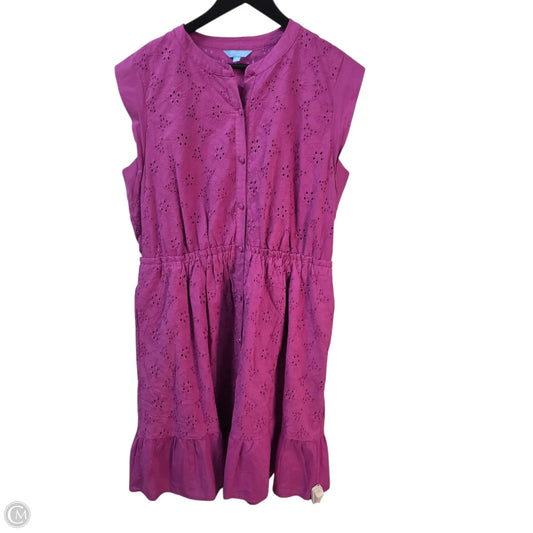 Dress Casual Midi By Draper James In Purple, Size: Xl