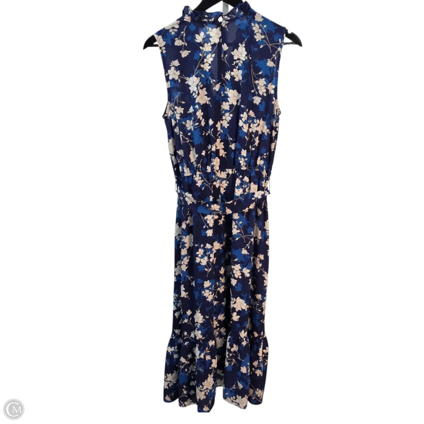 Dress Casual Midi By London Times In Blue, Size: 12p