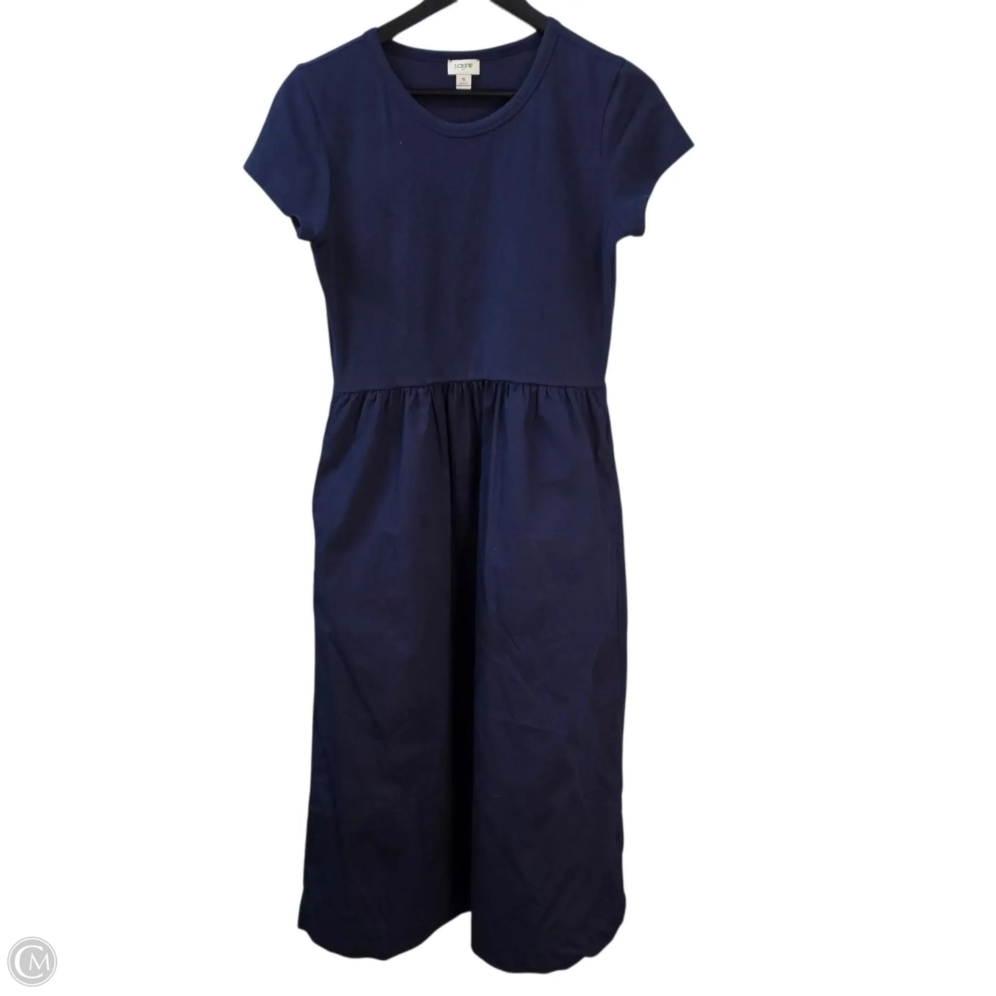 Dress Casual Midi By J. Crew In Blue, Size: S