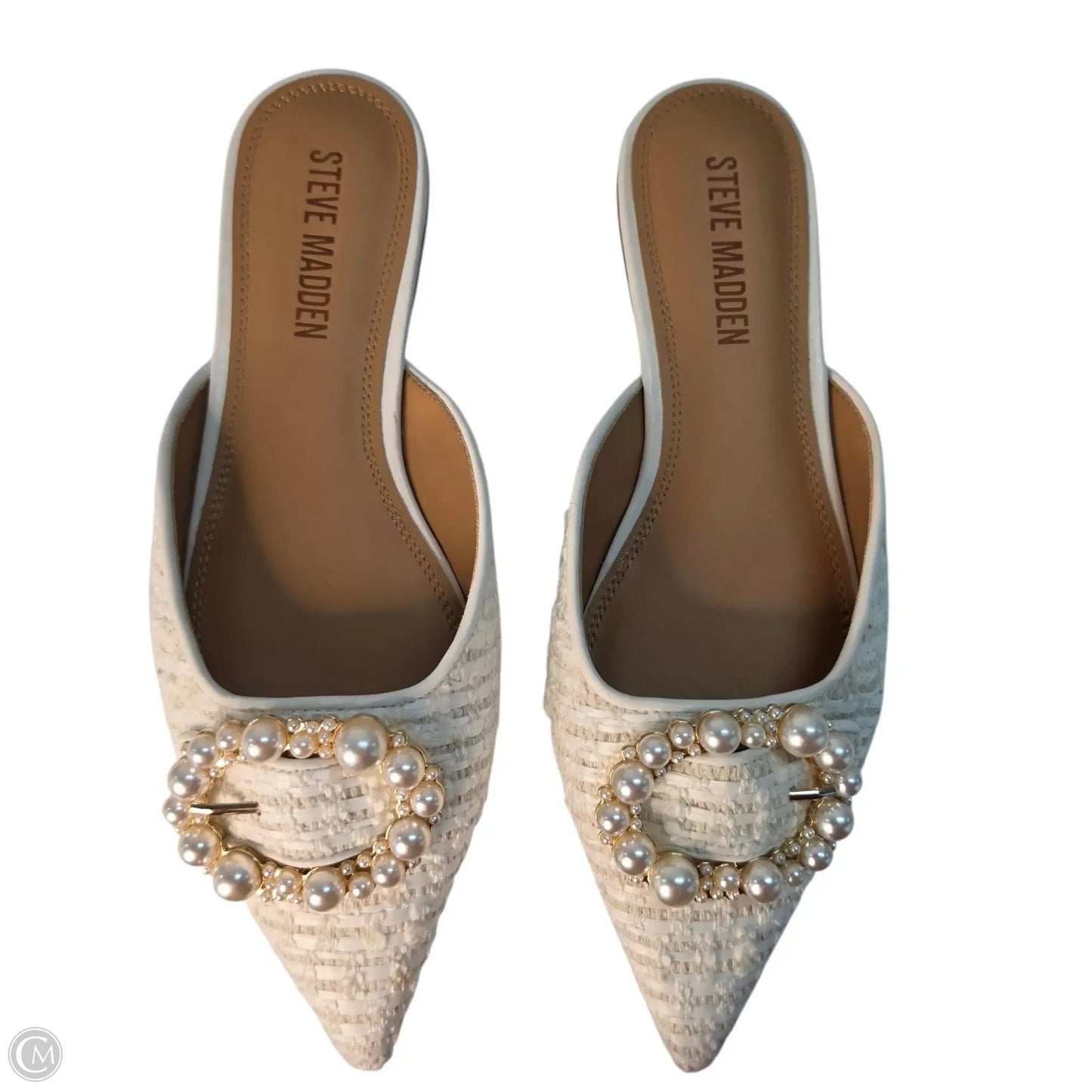 Shoes Flats By Steve Madden In White, Size: 7.5