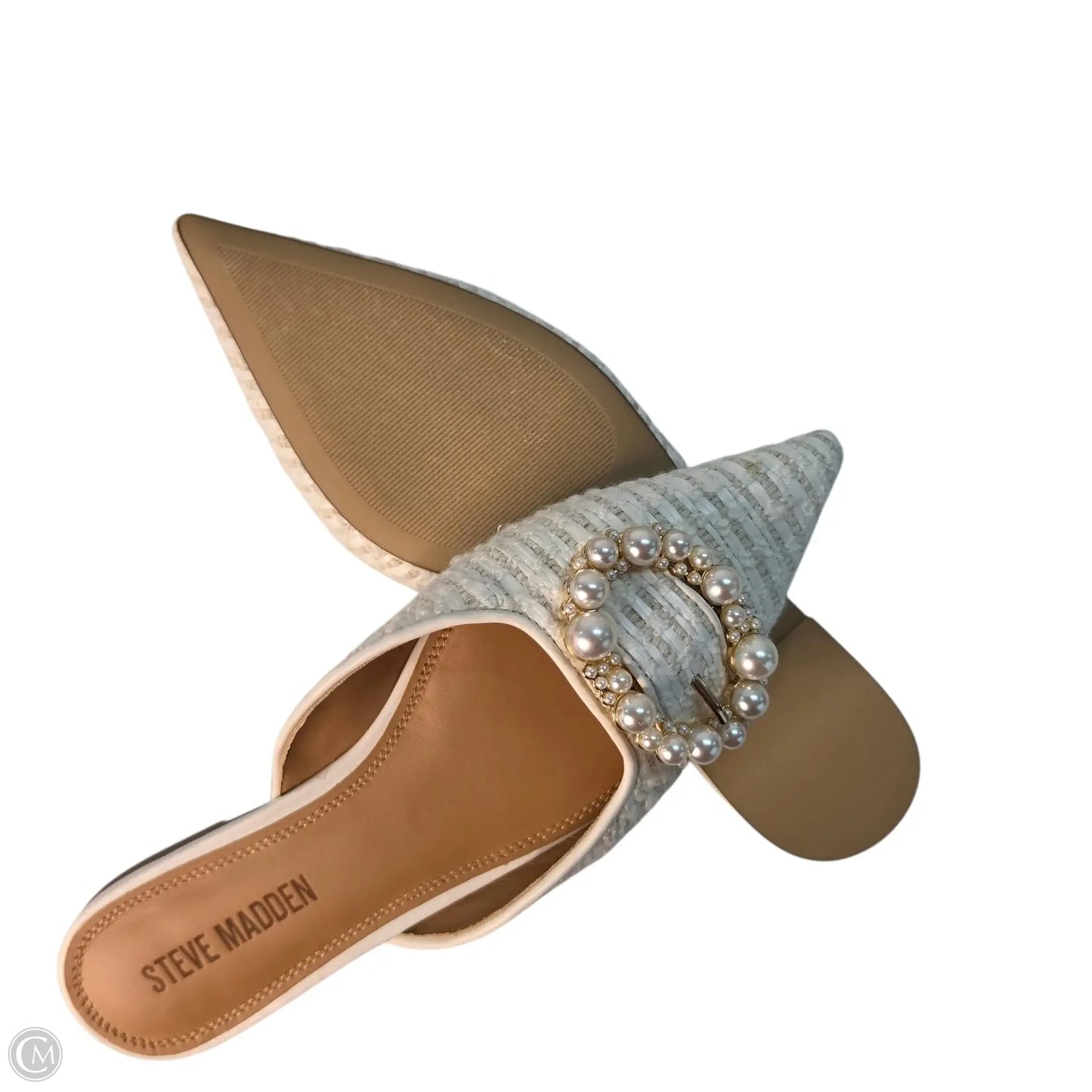 Shoes Flats By Steve Madden In White, Size: 7.5