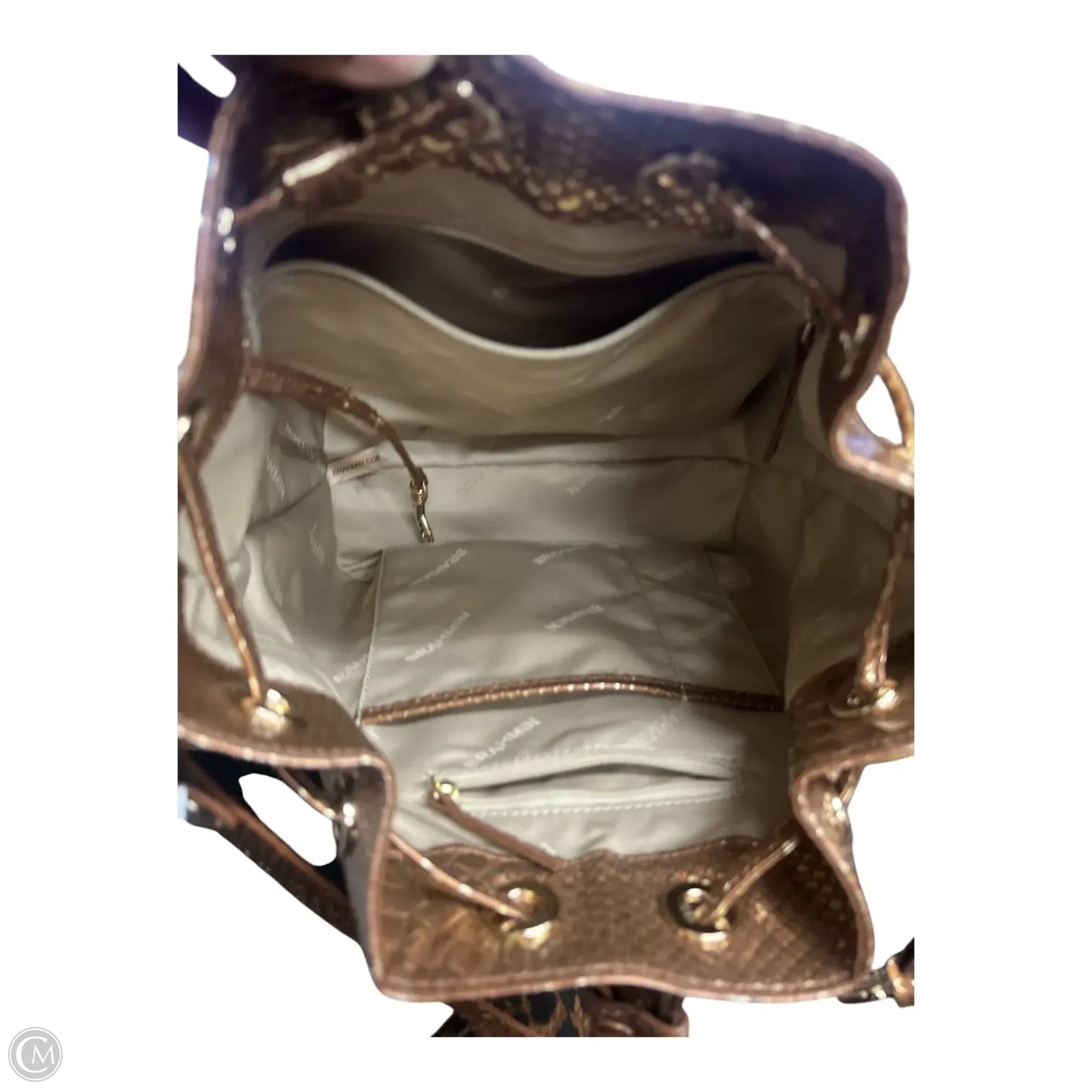 Handbag Designer By Brahmin, Size: Medium