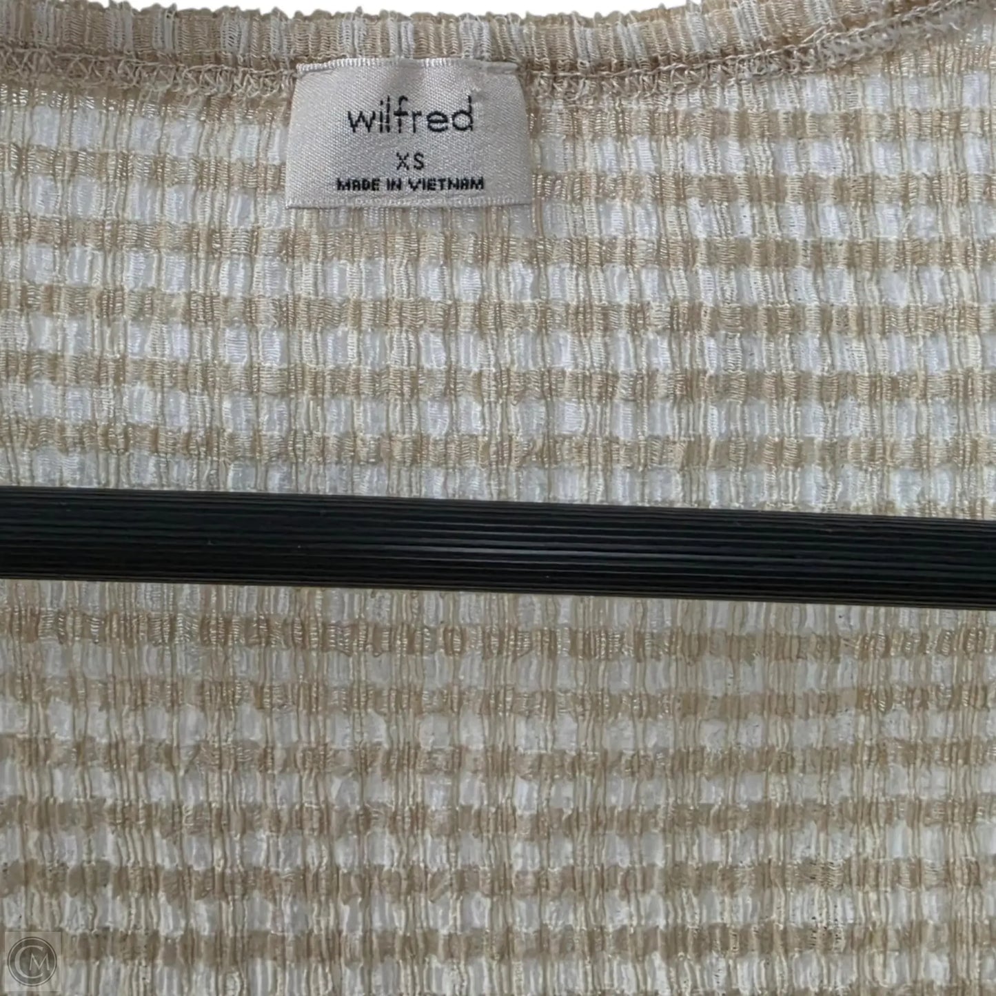 Top Short Sleeve Basic By Wilfred In Tan, Size: Xs