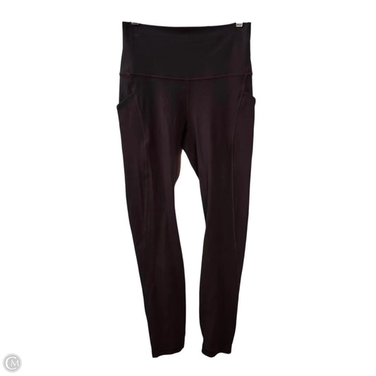 Athletic Leggings By Lululemon In Brown, Size: 6