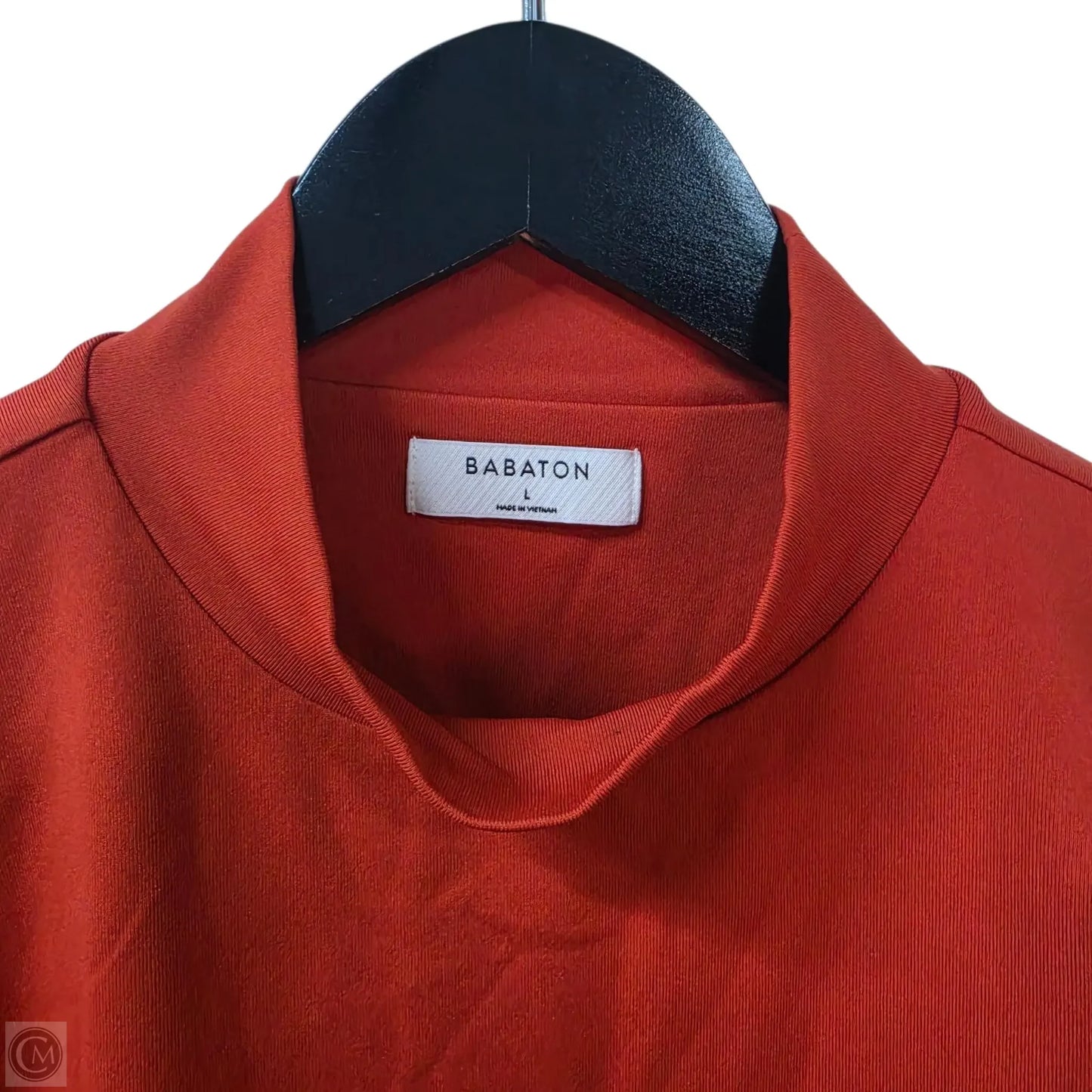 Top Long Sleeve Basic By Babaton In Orange, Size: L