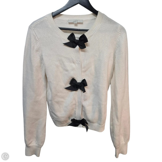Sweater By Loft In Cream, Size: Xs