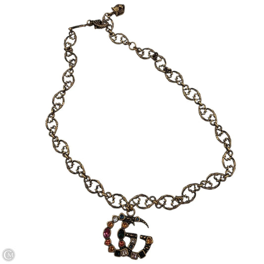 Necklace Luxury Designer By Gucci