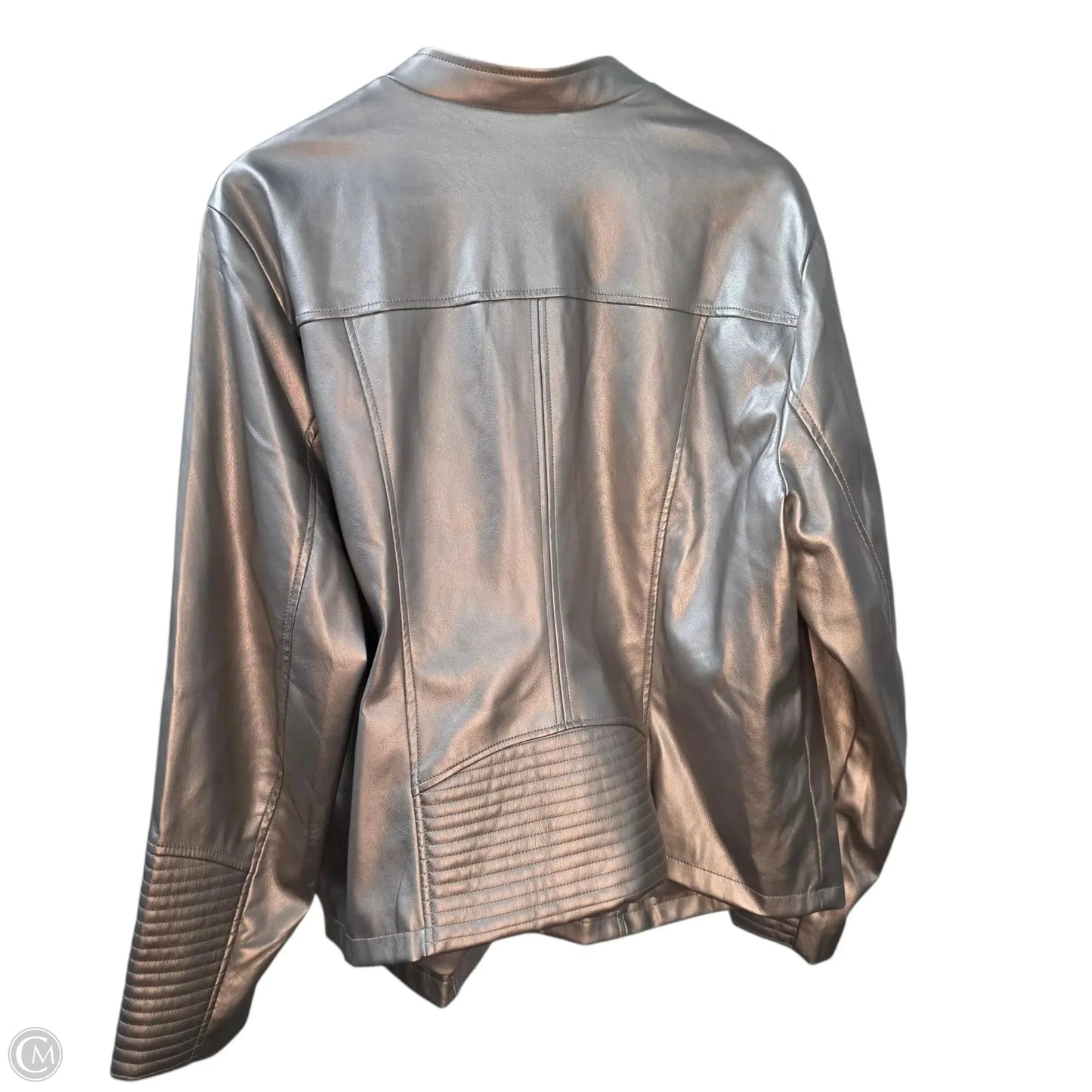 Jacket Other By Torrid In Silver, Size: 3x