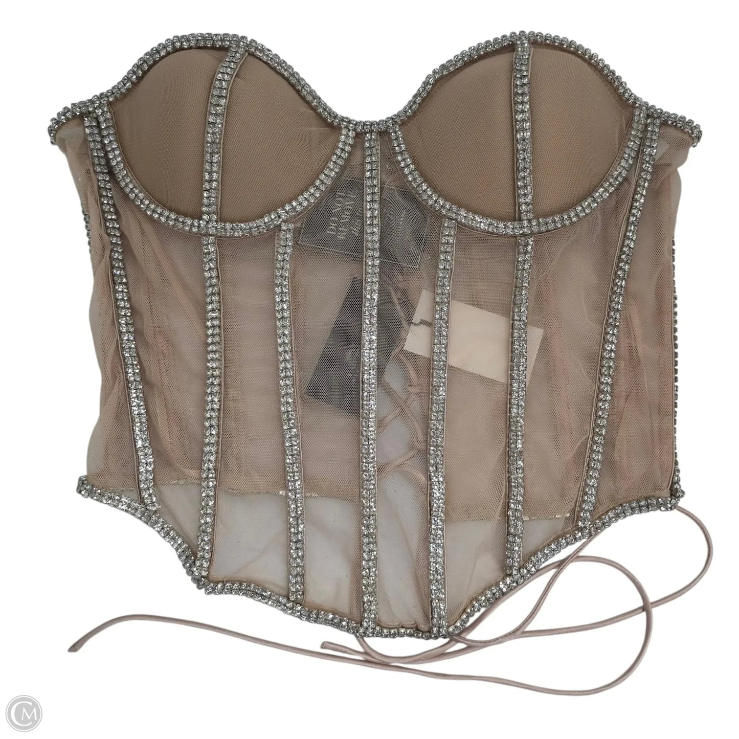 Top Sleeveless Basic By Clothes Mentor In Tan, Size: S