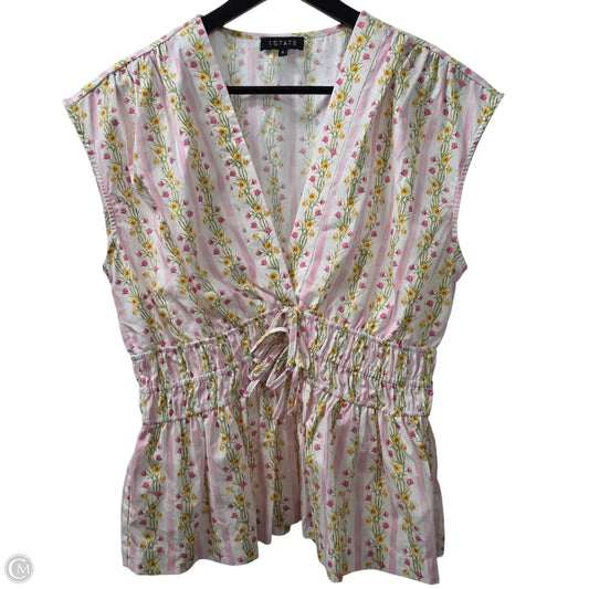 Top Sleeveless Basic By 1.state In Floral Print, Size: S