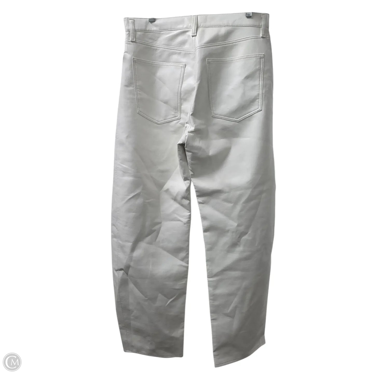 Jeans Wide Leg By Agolde In White, Size: 10