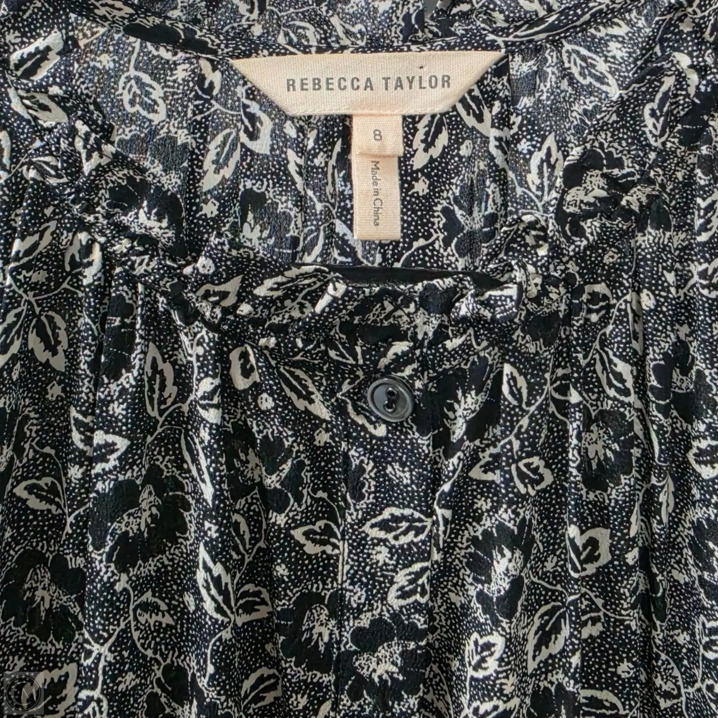 Dress Casual Midi By Rebecca Taylor In Black, Size: 8