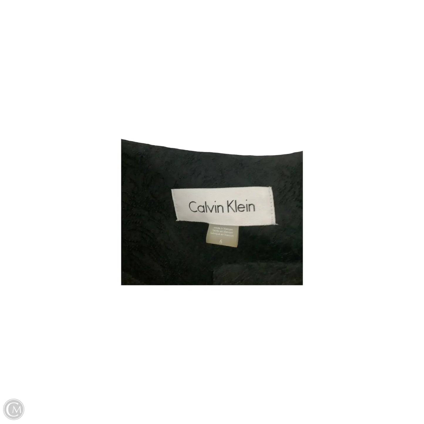 Blazer By Calvin Klein In Black, Size: 6
