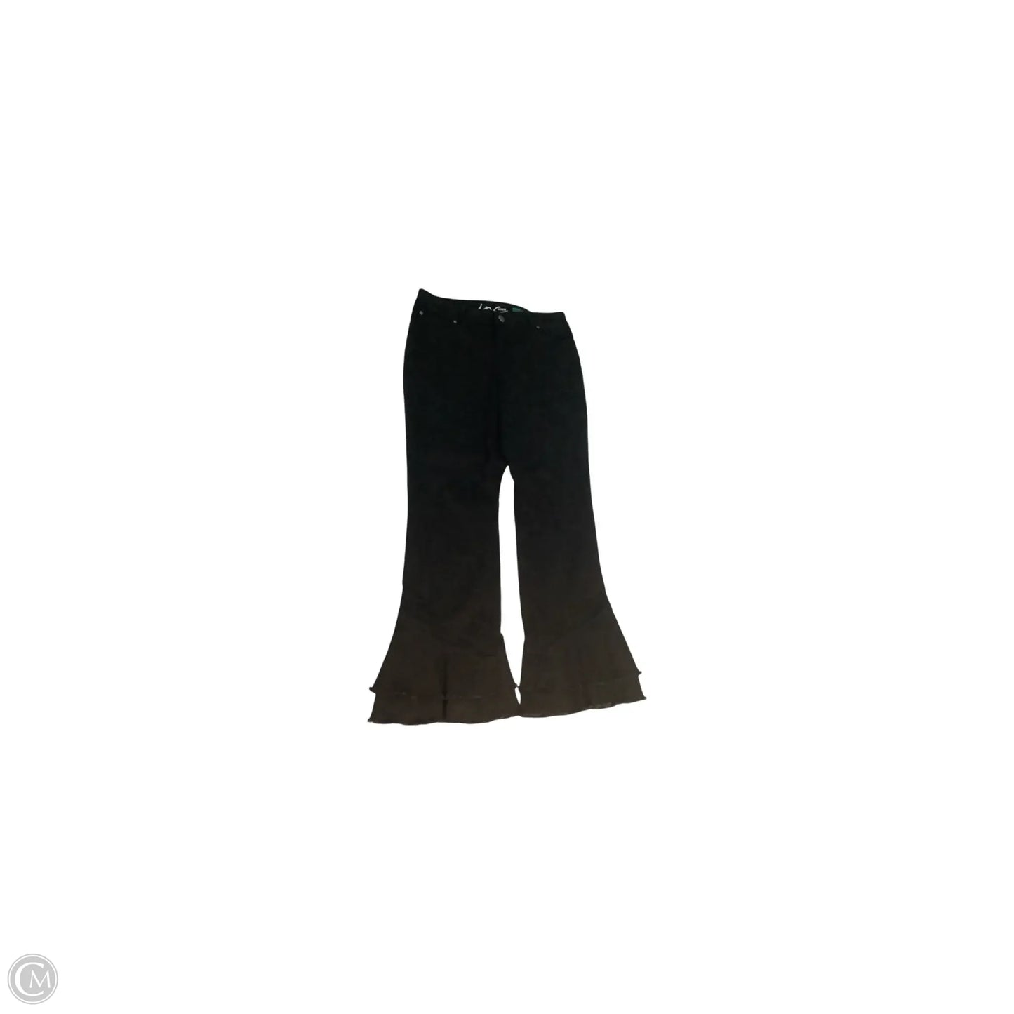 Jeans Flared By Inc In Black, Size: 8