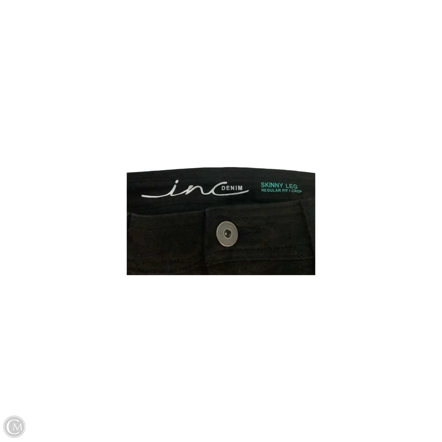 Jeans Flared By Inc In Black, Size: 8