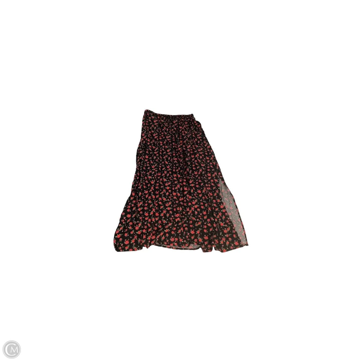 Skirt Maxi By Vero Moda In Black & Red, Size: S
