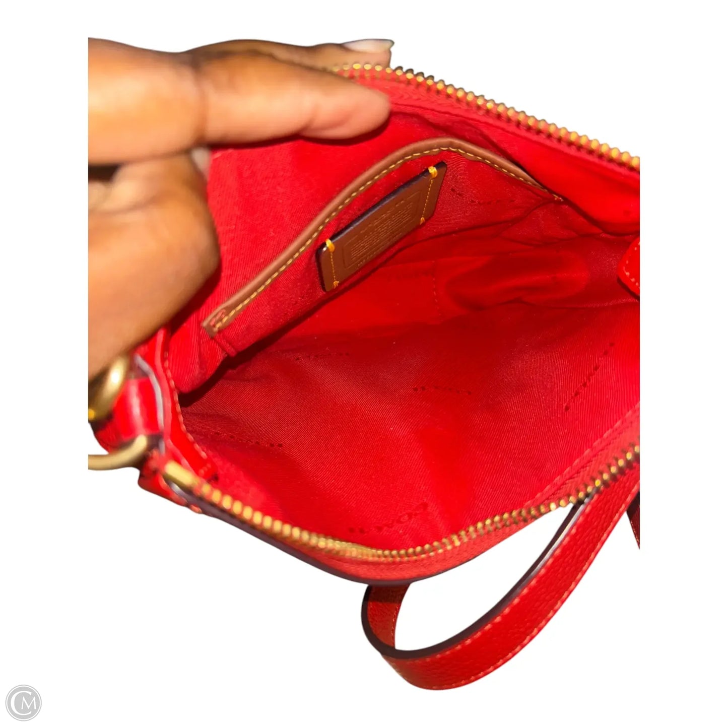 Handbag Designer By Coach, Size: Small