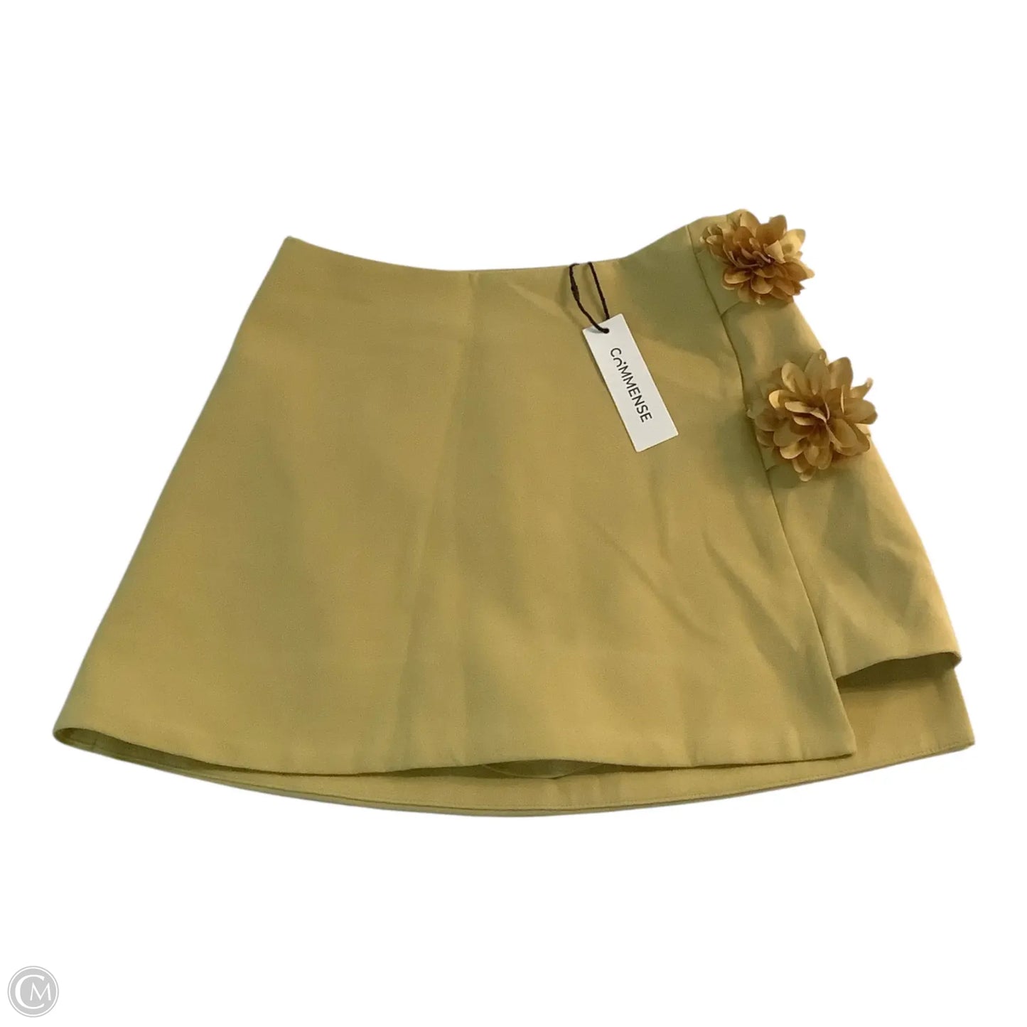 Skort By Commense In Yellow, Size: M