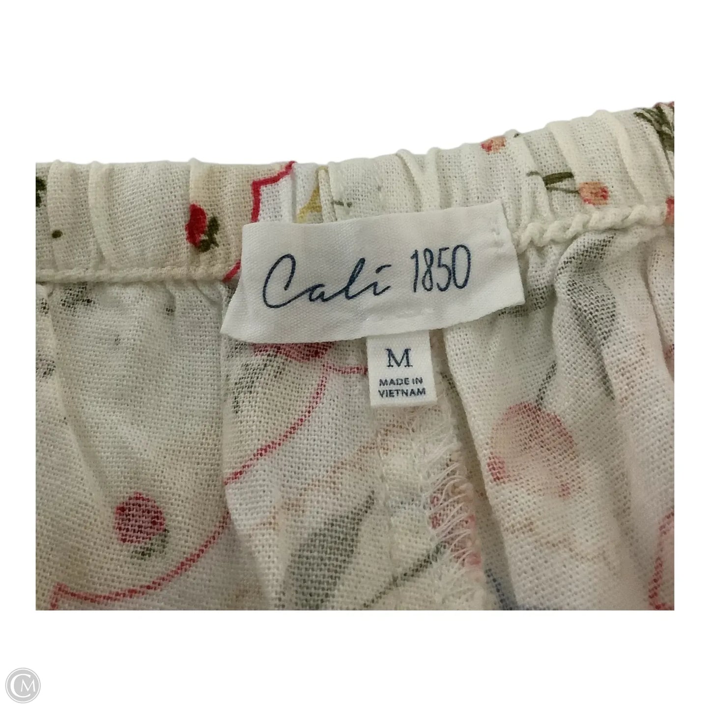 Pants Wide Leg By Cali 1850 In Floral Print, Size: M