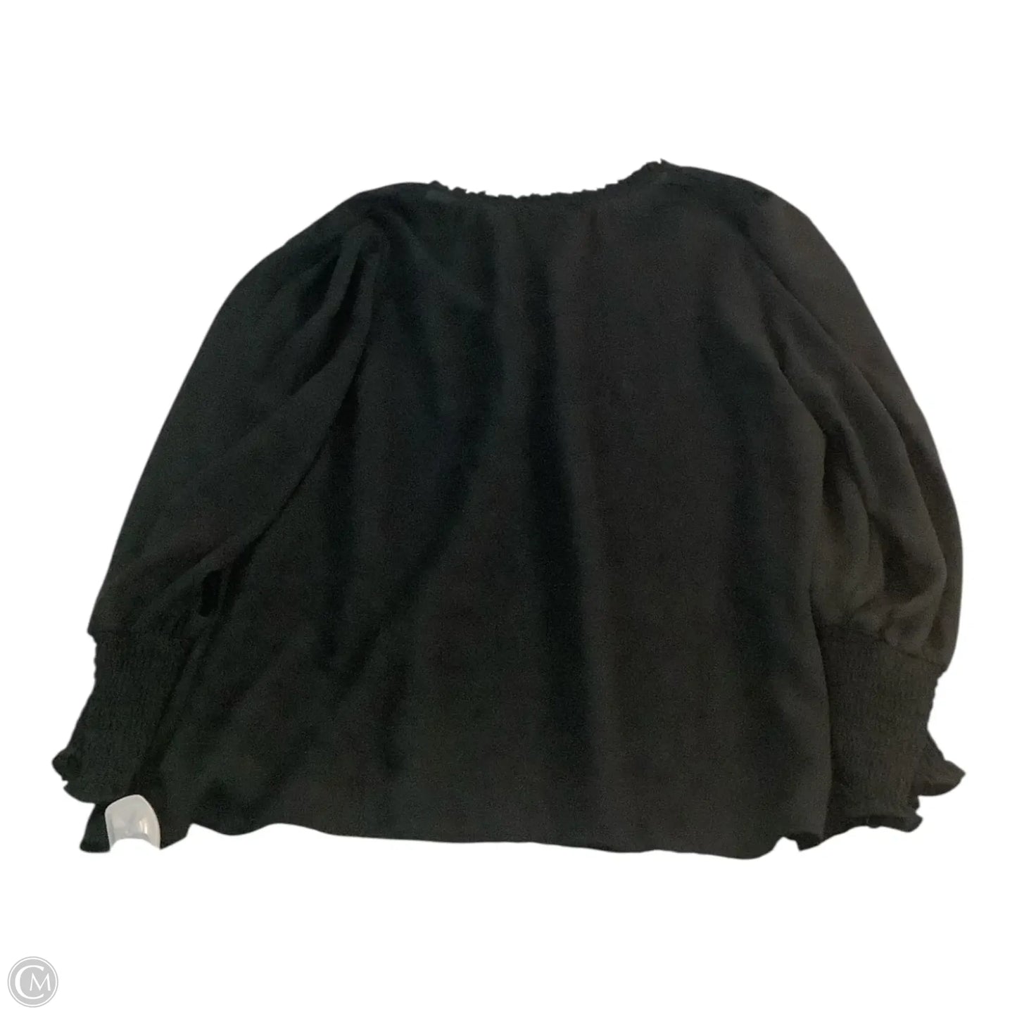 Top Long Sleeve Basic By Aqua In Black, Size: M