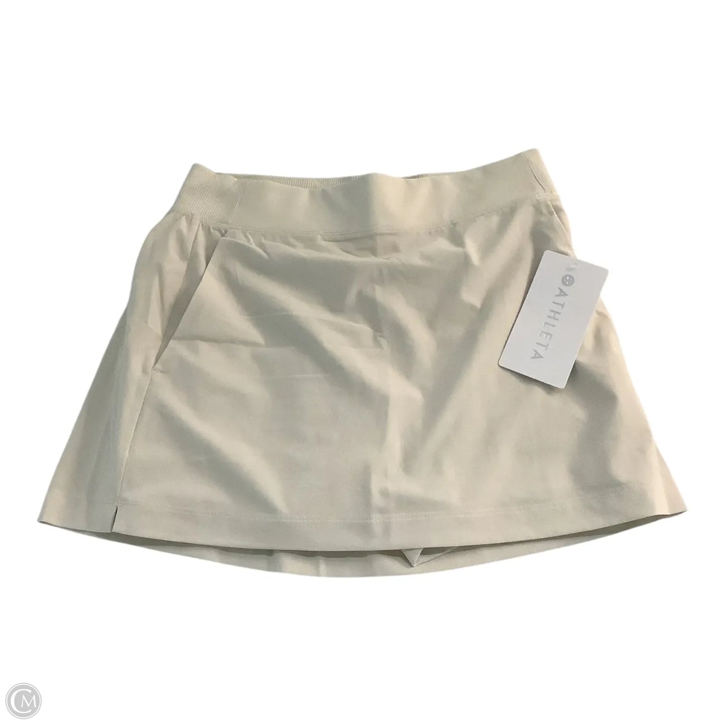 Athletic Skort By Athleta In Cream, Size: 2