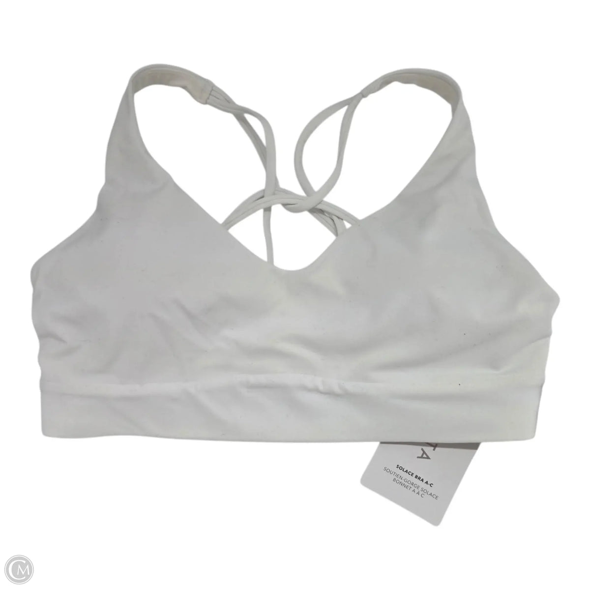 Athletic Bra By Athleta In White, Size: S