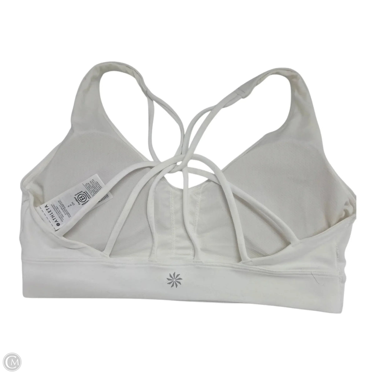 Athletic Bra By Athleta In White, Size: S