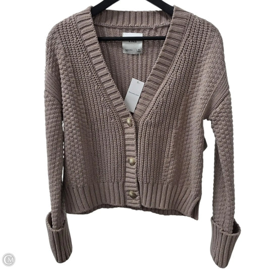 Sweater Cardigan By Abercrombie And Fitch In Tan, Size: Xs