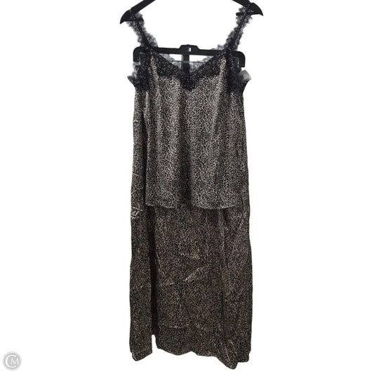 Skirt Set 2pc By White House Black Market In Animal Print, Size: 0