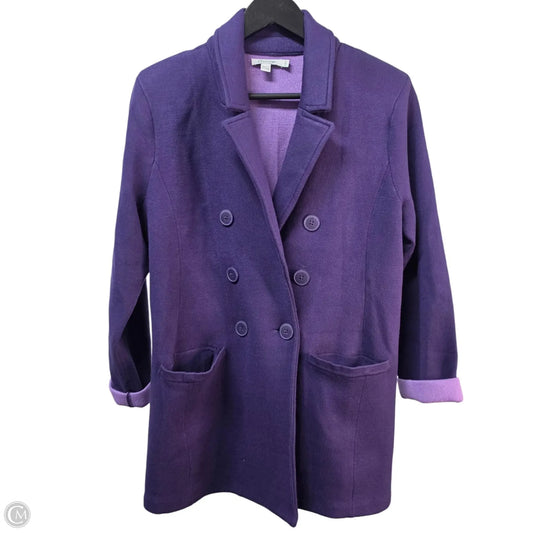 Blazer By Chicos In Purple, Size: L
