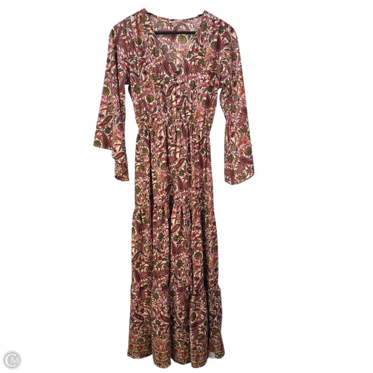 Dress Casual Maxi By Clothes Mentor In Multi-colored, Size: S
