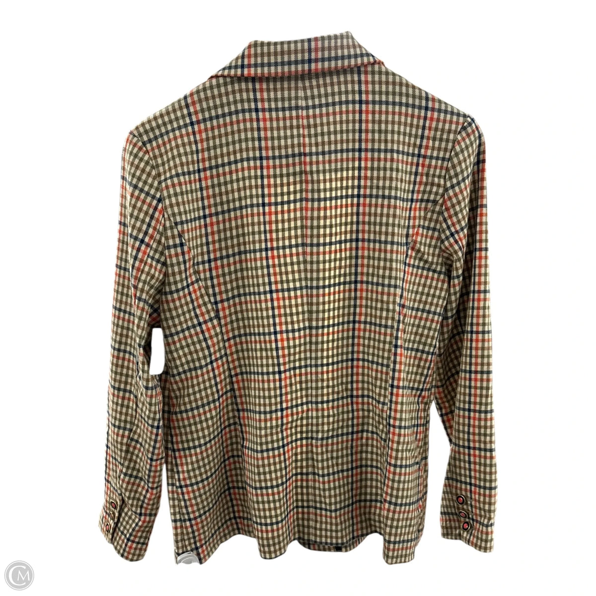 Blazer By Liverpool In Plaid Pattern, Size: M