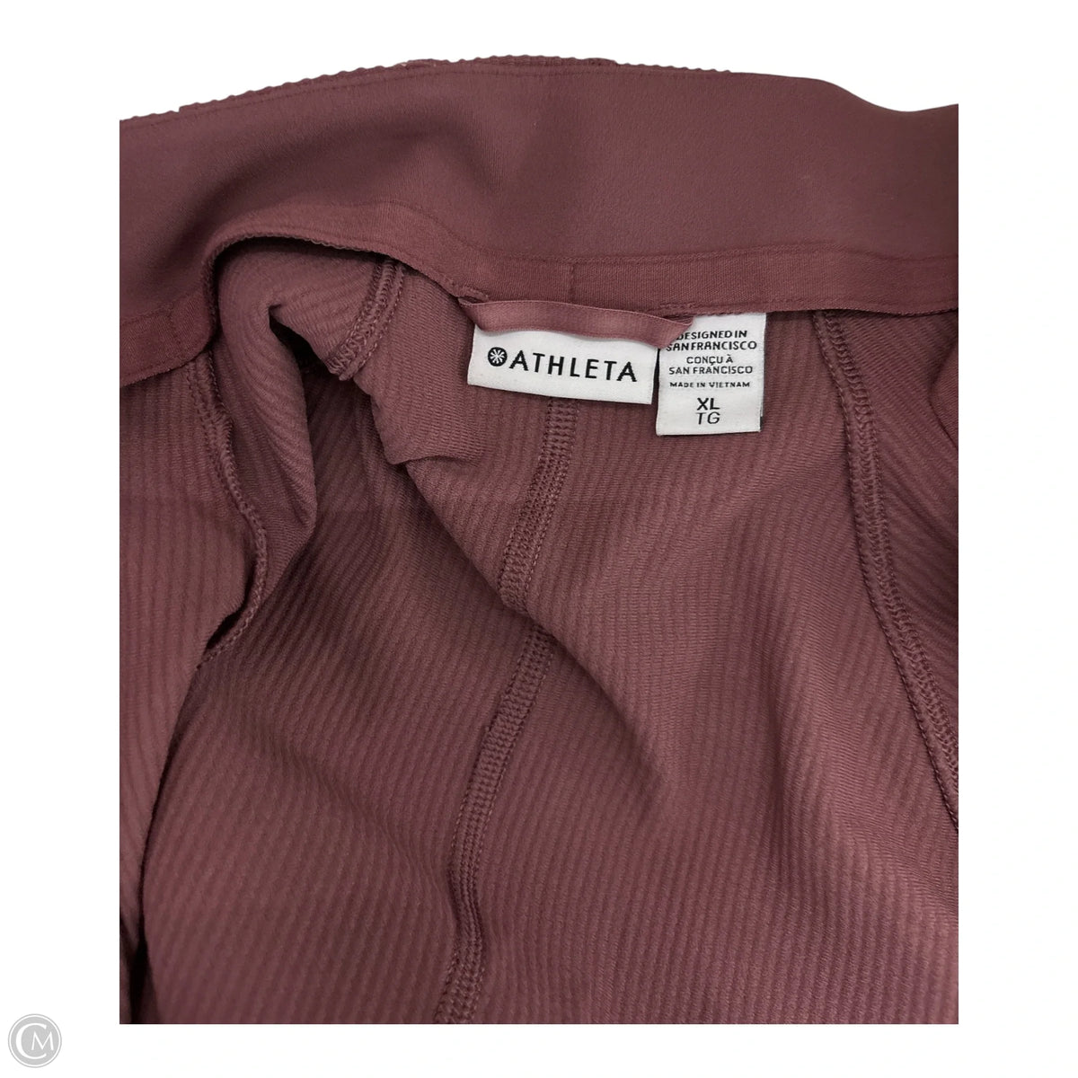 Athletic Jacket By Athleta In Pink, Size: Xl