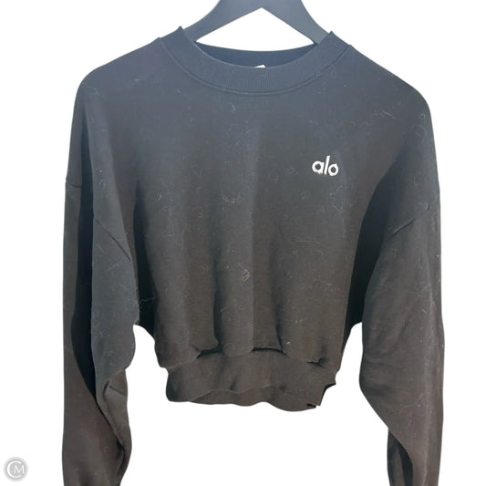 Sweatshirt Crewneck By Alo In Black, Size: M