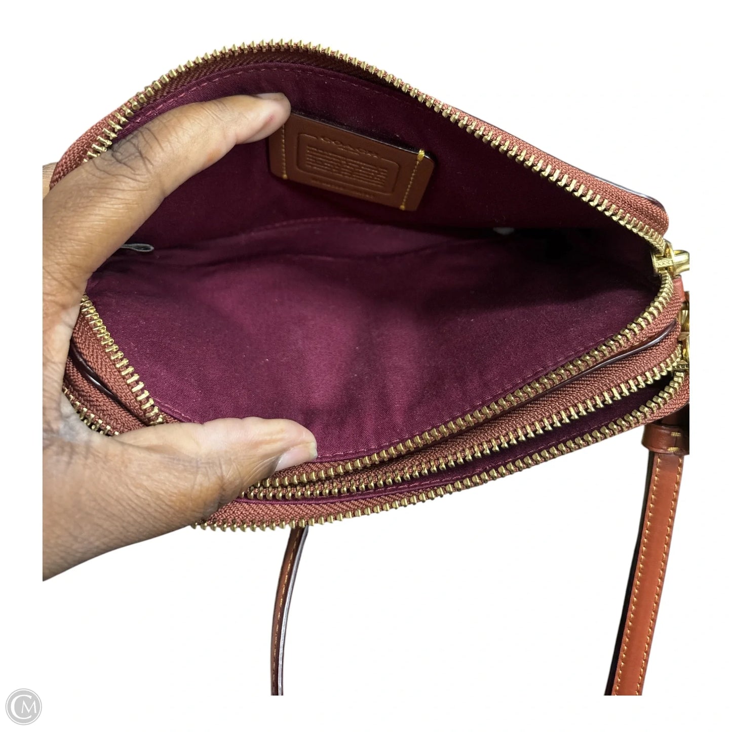 Handbag Designer By Coach, Size: Small
