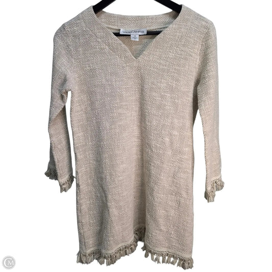 Top Long Sleeve Basic By Sara Campbell In Beige, Size: Xs